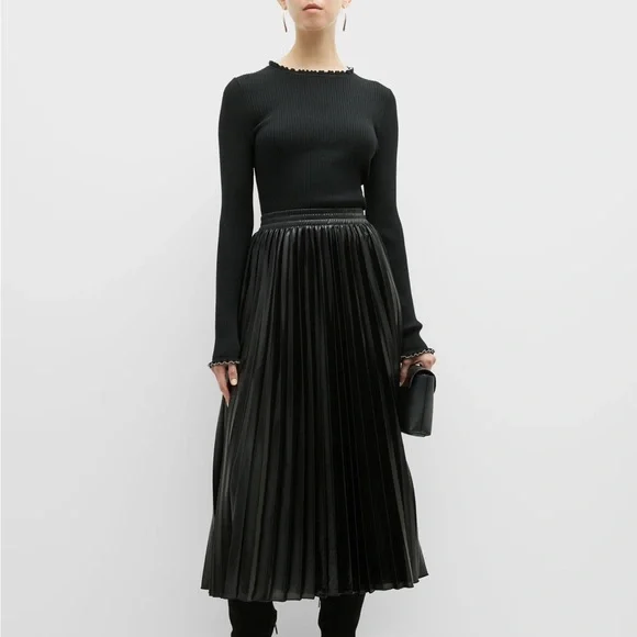 Marella Rica Ribbed Ruffle Trim Sweater - Picture 3 of 12